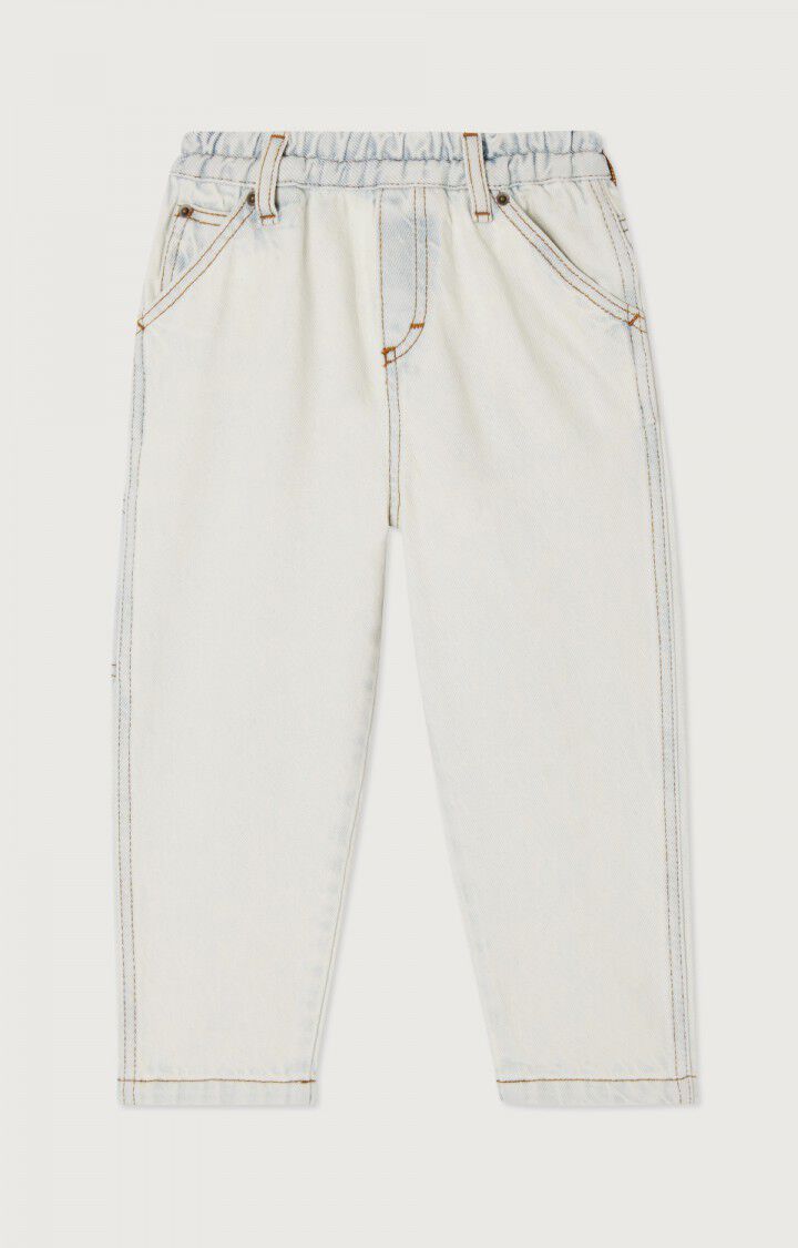 American Vintage Jean Worker Enfant Joybird - SUPER BLEACHED Blanc - E23