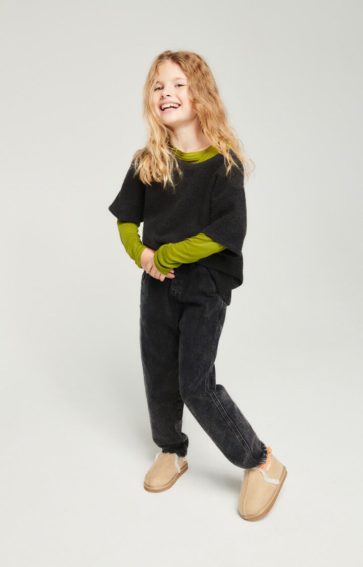 american vintage Jean worker enfant Yopday - BLACK Noir - E24