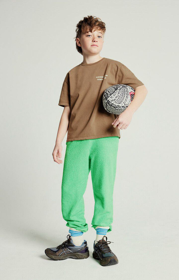 American Vintage Jogging Enfant Bobypark - VERT FLUO Vert - E25