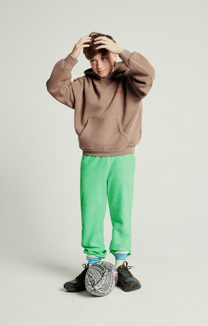 american vintage Jogging enfant Bobypark - VERT FLUO Vert - E25