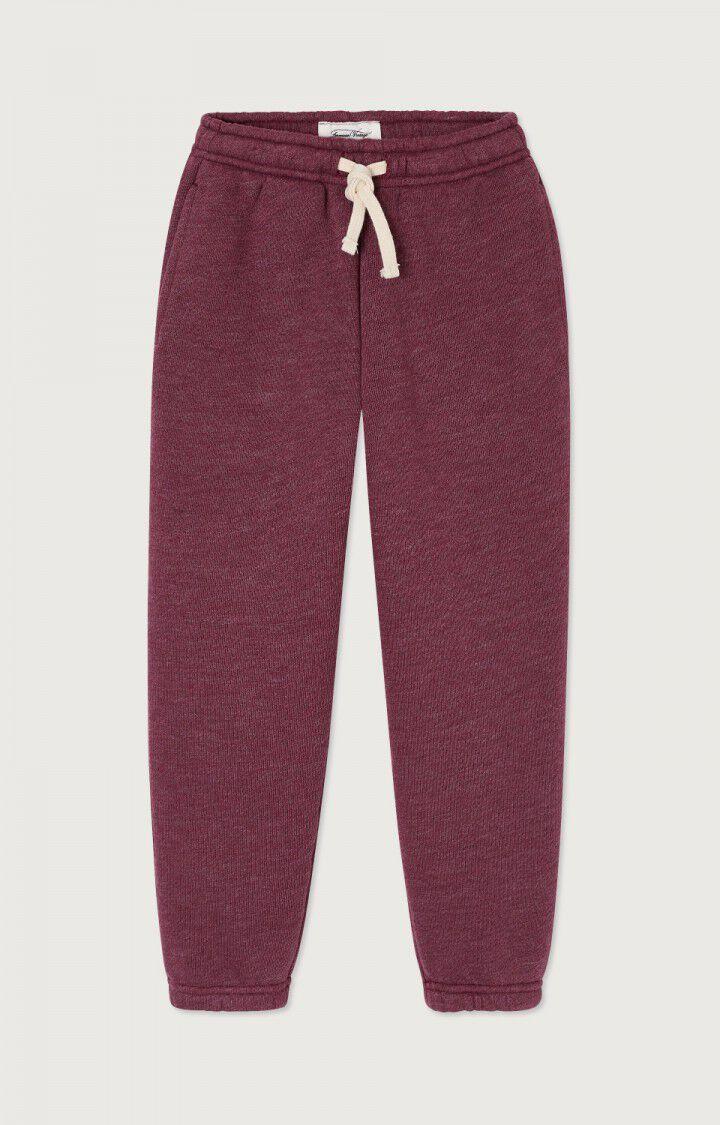 american vintage Jogging enfant Doven - BORDEAUX SURTEINT Rouge - E25