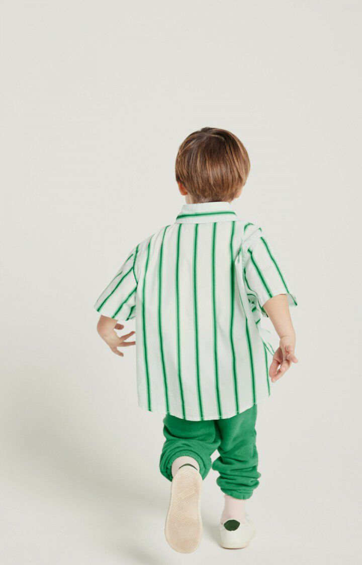 American Vintage Jogging Enfant Doven - TREFLE SURTEINT Vert - E25