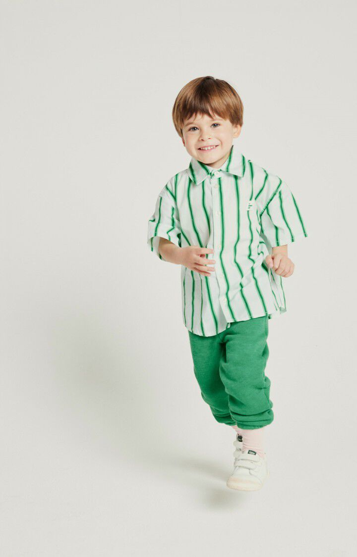 american vintage Jogging enfant Doven - TREFLE SURTEINT Vert - E25