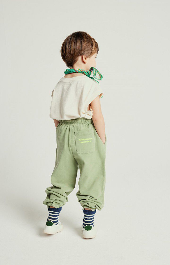 American Vintage Jogging Enfant Fazy - RIVE VINTAGE Vert - E25
