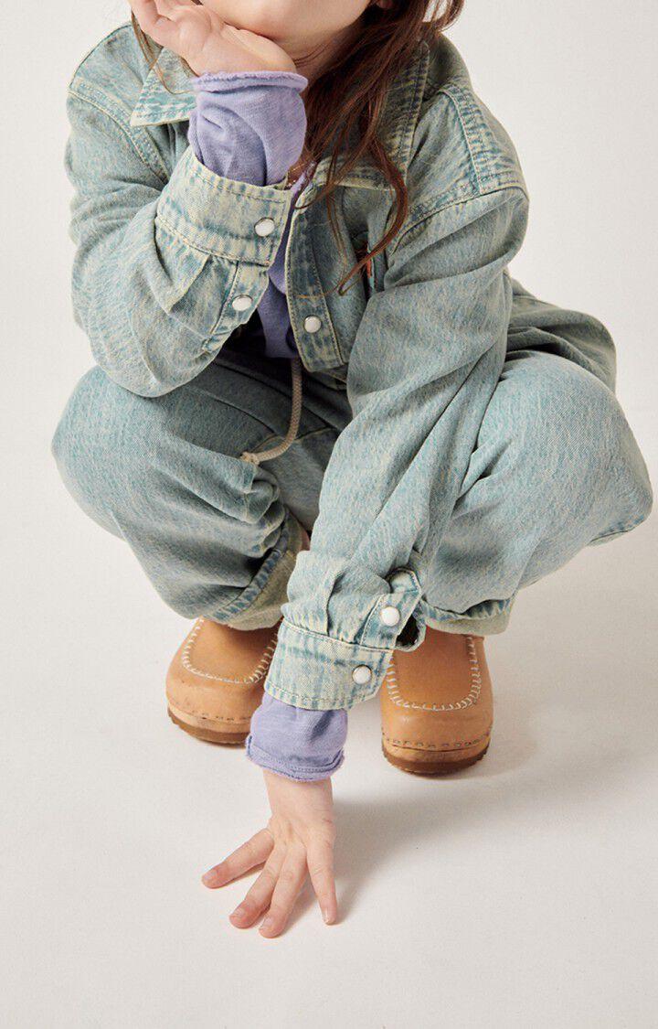 American Vintage Jogging Enfant Fybee - DIRTY BEIGE Bleu - E24