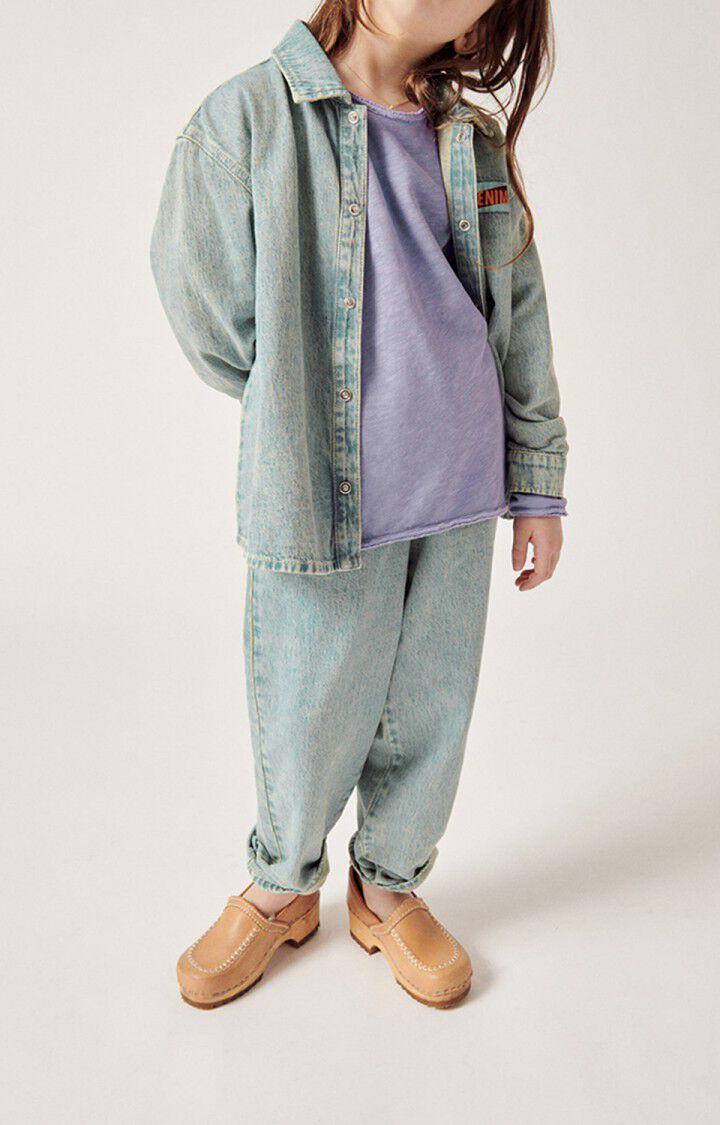 american vintage Jogging enfant Fybee - DIRTY BEIGE Bleu - E24