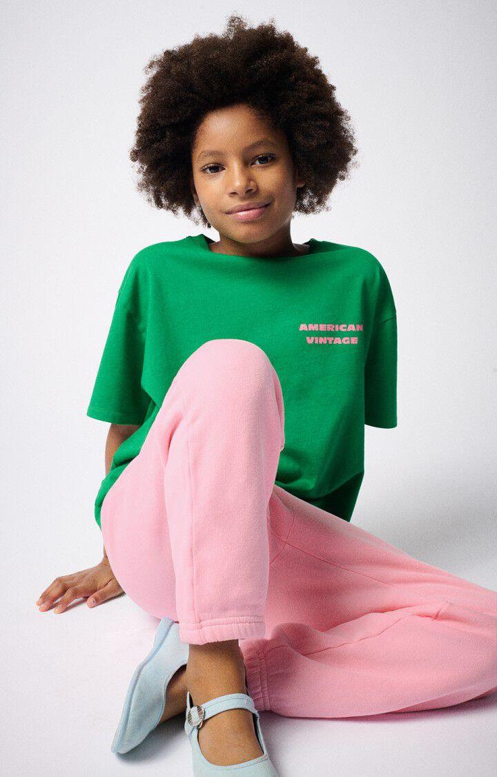 American Vintage Jogging Enfant Izubird - BARBE A PAPA VINTAGE Rose - E25