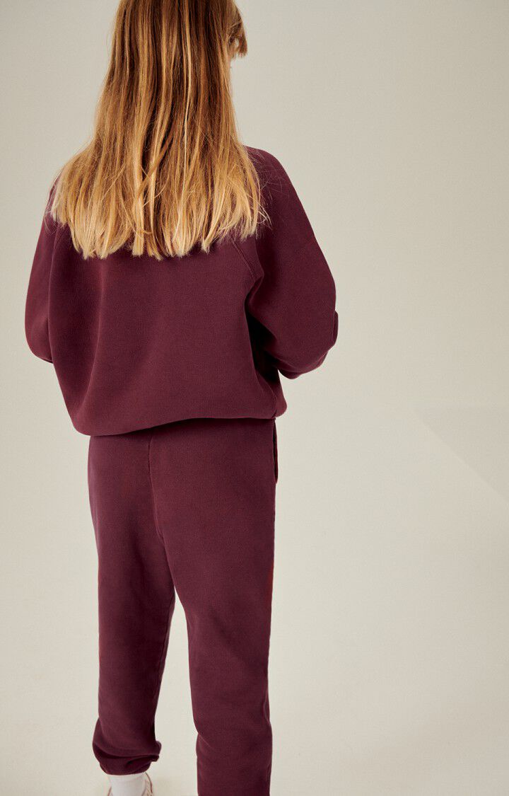 American Vintage Jogging Enfant Izubird - BORDEAUX VINTAGE Rouge - H23
