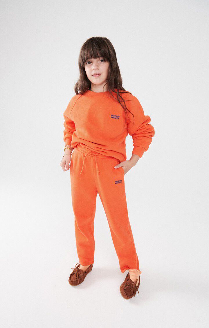 American Vintage Jogging Enfant Izubird - FEU FLUO Orange - H24