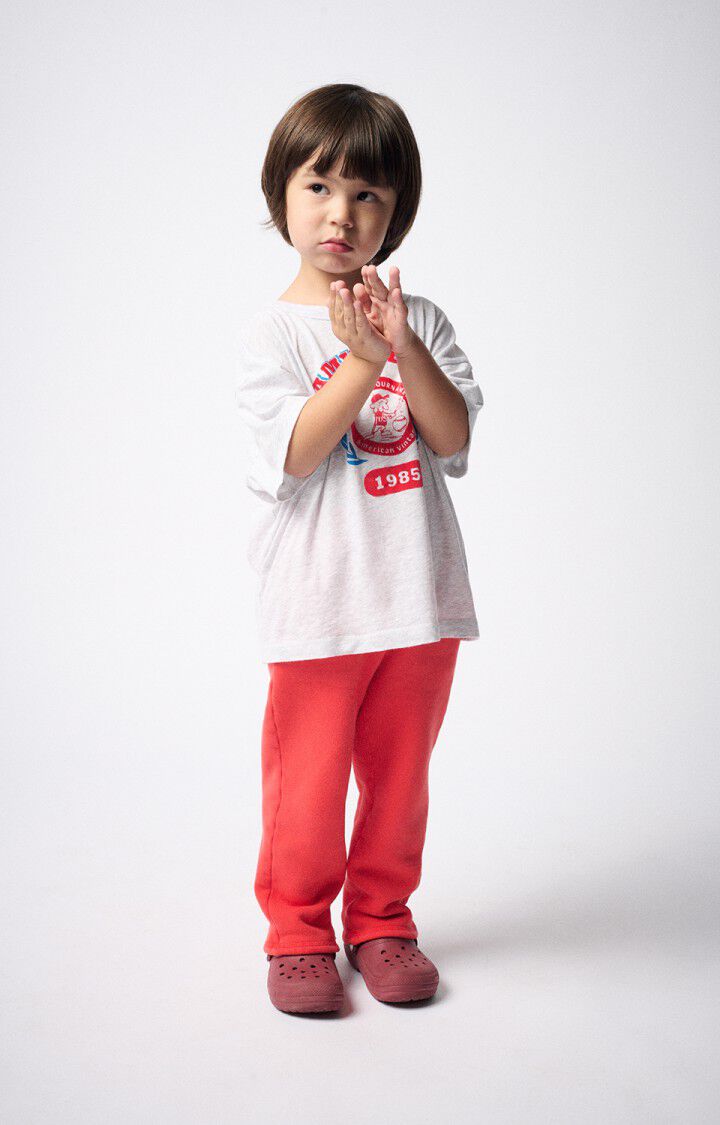 American Vintage Jogging Enfant Izubird - FRAISE VINTAGE Rouge - E25