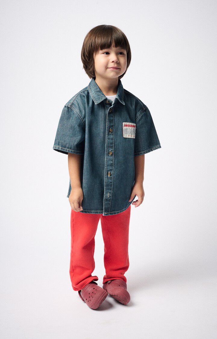 american vintage Jogging enfant Izubird - FRAISE VINTAGE Rouge - E25