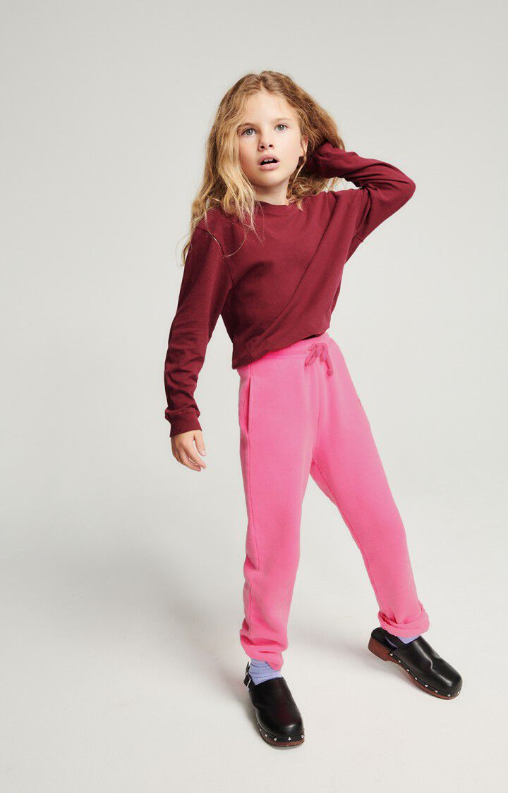 American Vintage Jogging Enfant Izubird - ROSE FLUO Rose - E25