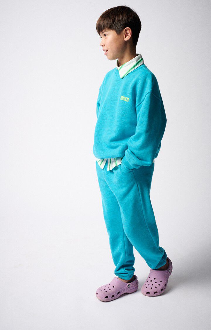 American Vintage Jogging Enfant Izubird - TROPICAL VINTAGE Bleu - E25