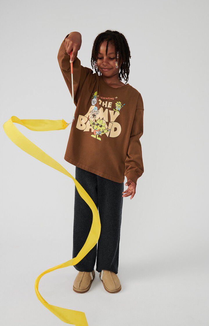 American Vintage Jogging Enfant Raxow - ANTHRACITE CHINE Gris - H24