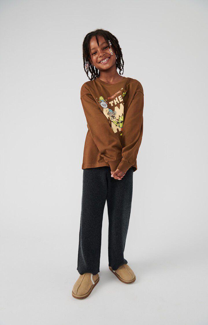 American Vintage Jogging Enfant Raxow - ANTHRACITE CHINE Gris - H24