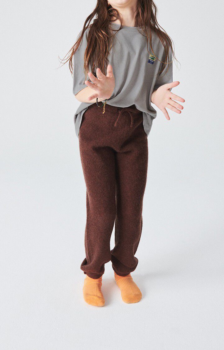 american vintage Jogging enfant Razpark - CHATAIGNE CHINE Marron - E23