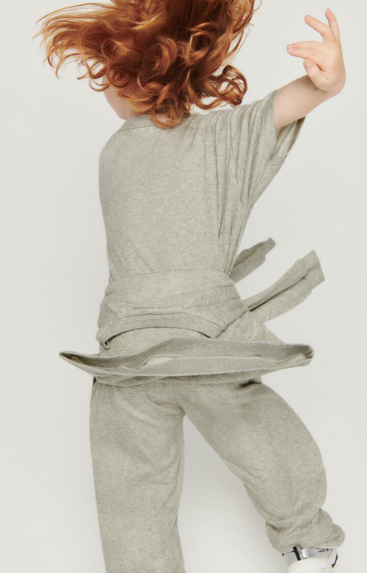 American Vintage Jogging Enfant Ruzy - GRIS CLAIR CHINE Gris - E24