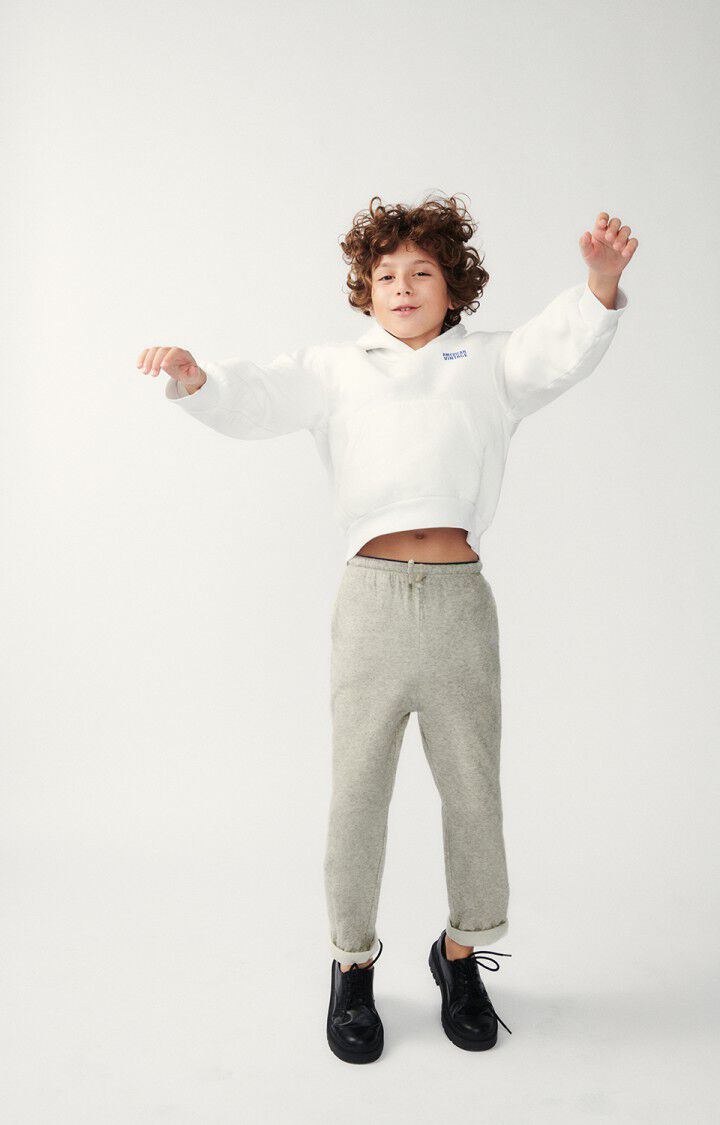 american vintage Jogging enfant Ruzy - GRIS CLAIR CHINE Gris - E24