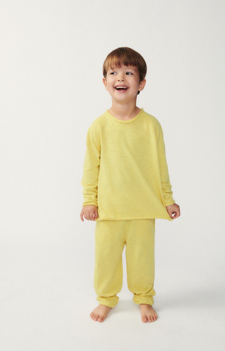 american vintage Jogging enfant Sonoma - BANANE VINTAGE Jaune - E24