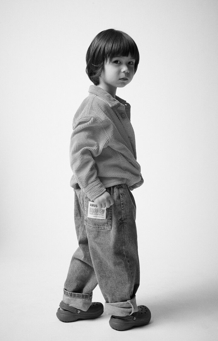 American Vintage Jogging Enfant Uzatown - OLIVE Vert - E25