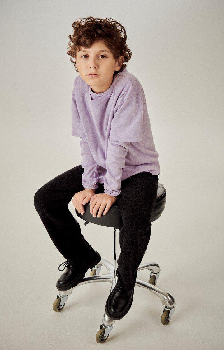 American Vintage Jogging Enfant Zyrobow - CHARBON CHINE Noir - H23