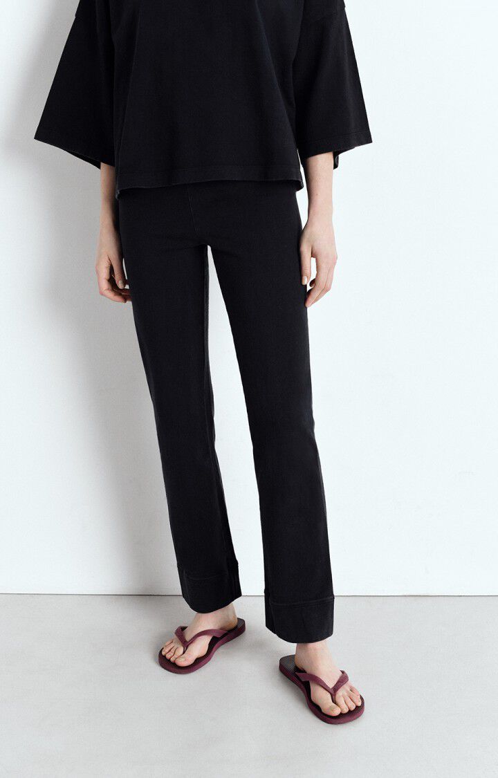 american vintage Jogging femme Afoma - TENEBRE VINTAGE Noir - E25