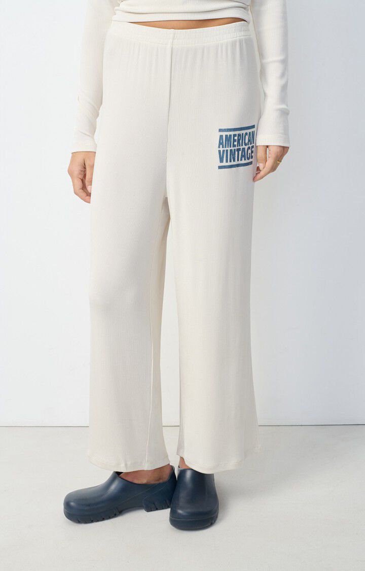 american vintage Jogging femme Azyro - CREME Beige - H24