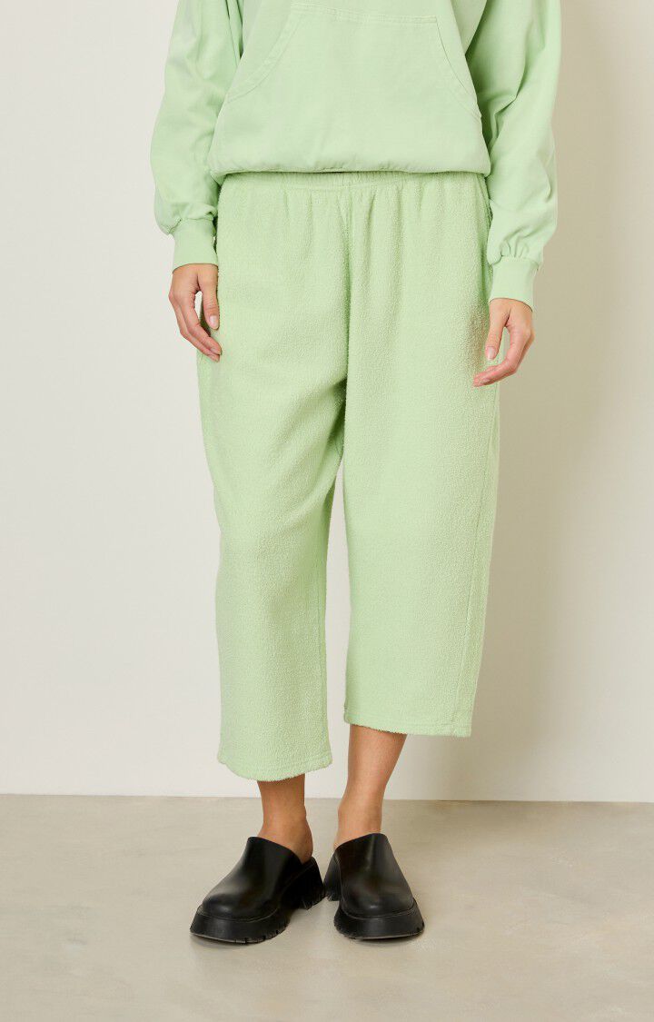 american vintage Jogging femme Bobypark - AMANDE Vert - E22B