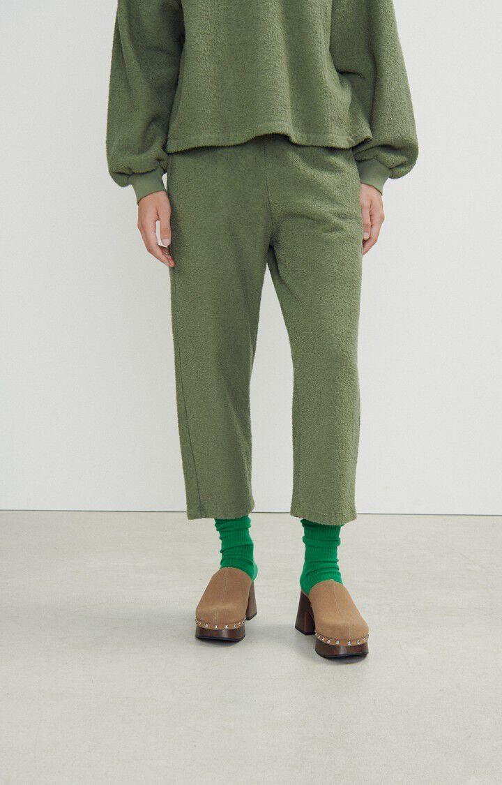 american vintage Jogging femme Bobypark - BOUTEILLE CHINE Vert - H23