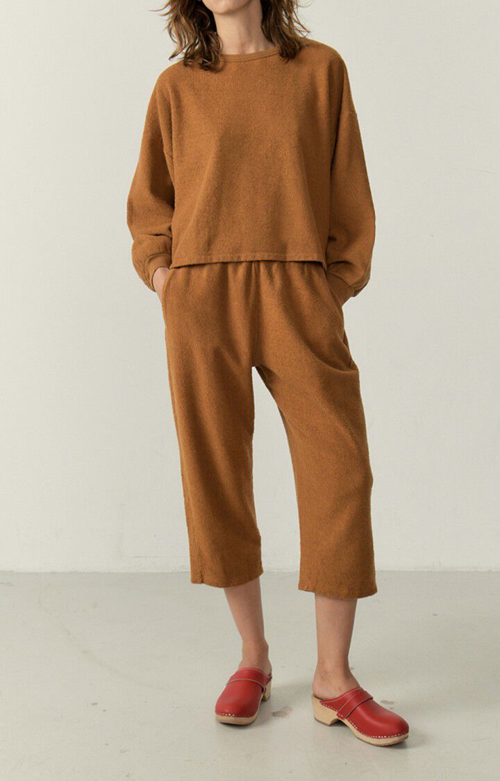 American Vintage Jogging Femme Bobypark - BRUNETTE Marron - E23