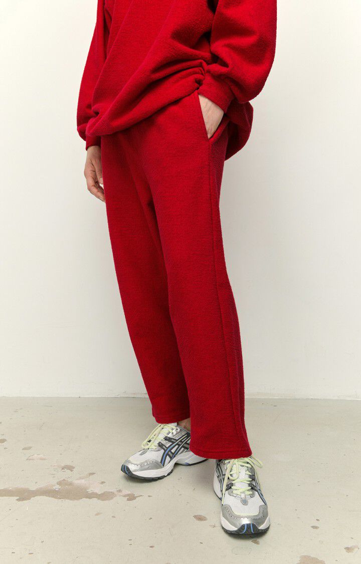 american vintage Jogging femme Bobypark - COQUELICOT Rouge - E22