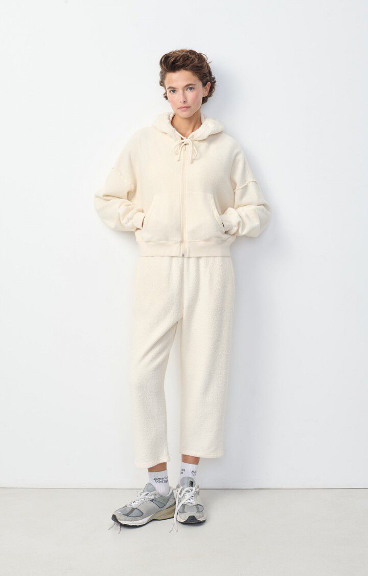 American Vintage Jogging Femme Bobypark - ECRU Beige - E25