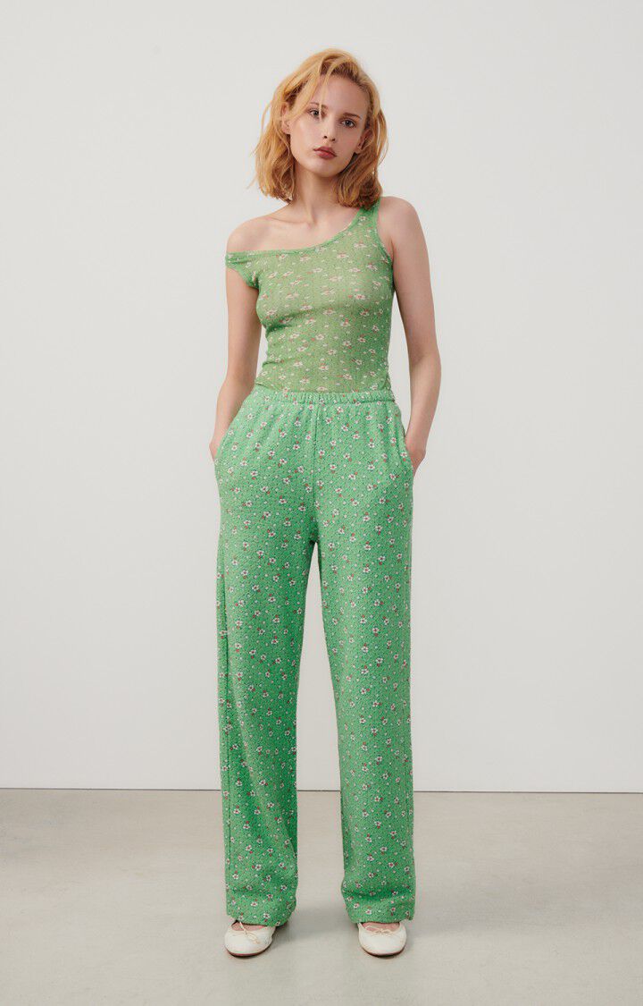 American Vintage Jogging Femme Bobypark - YVETTE Vert - E24