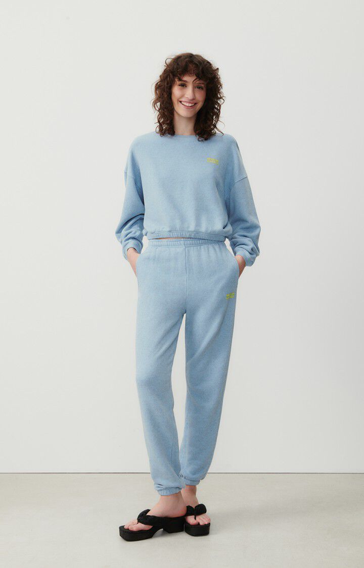 American Vintage Jogging Femme Doven - GLACE SURTEINT Bleu - E24