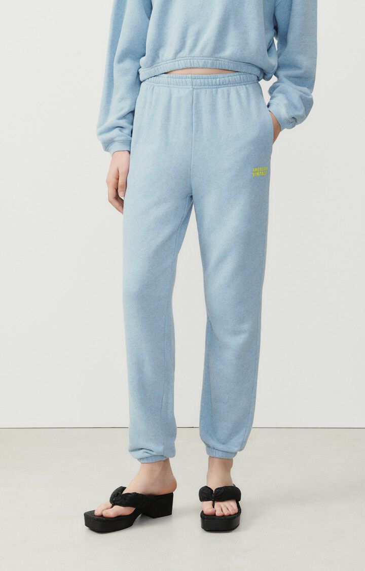 american vintage Jogging femme Doven - GLACE SURTEINT Bleu - E24