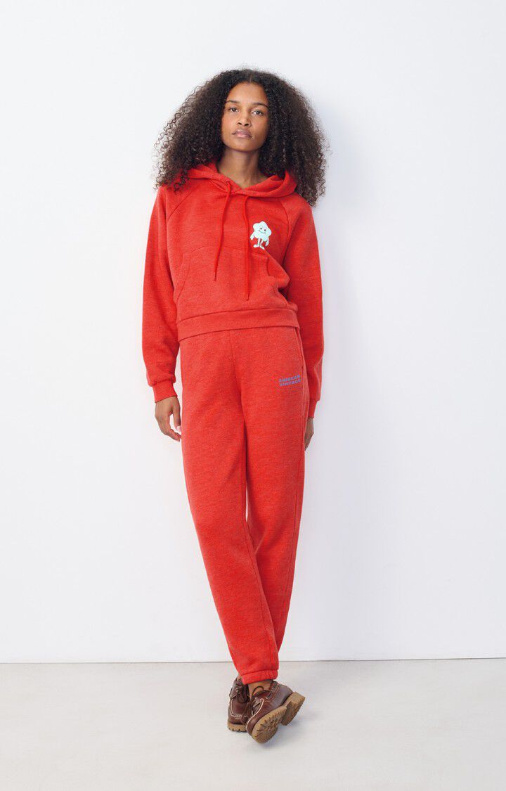 American Vintage Jogging Femme Doven - PIMENT SURTEINT Rouge - H24