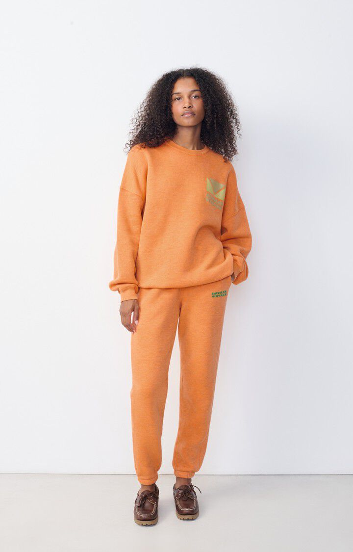 American Vintage Jogging Femme Doven - VITAMINES FLUO SURTEINT Orange - H24