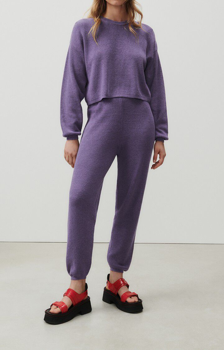 American Vintage Jogging Femme Dozborow - VIOLET CHINE Violet - E23