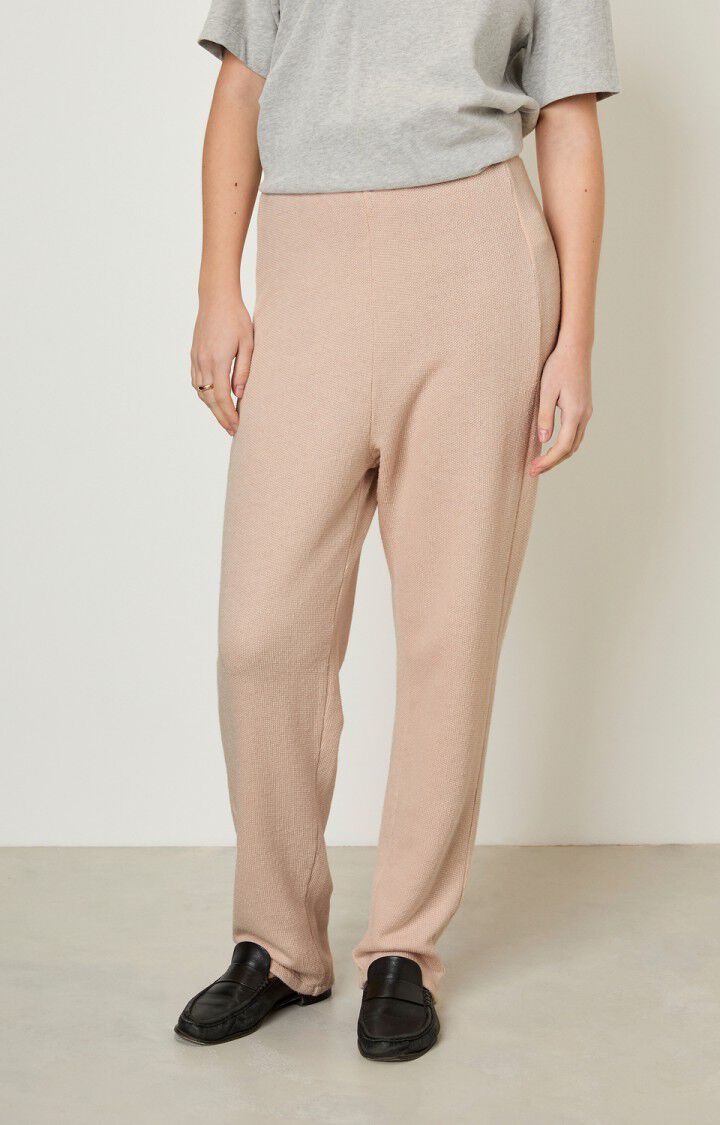 american vintage Jogging femme Edalove - ROSE CLAIR CHINE Rose - E22