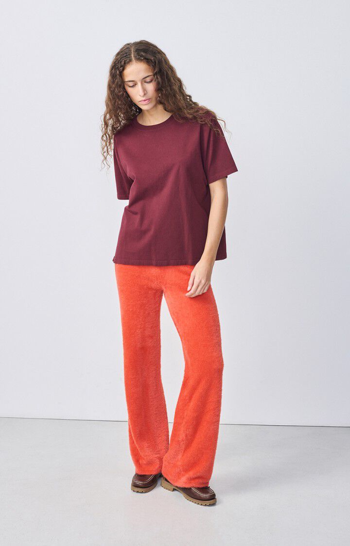 American Vintage Jogging Femme Egpik - BRIQUE Orange - H21