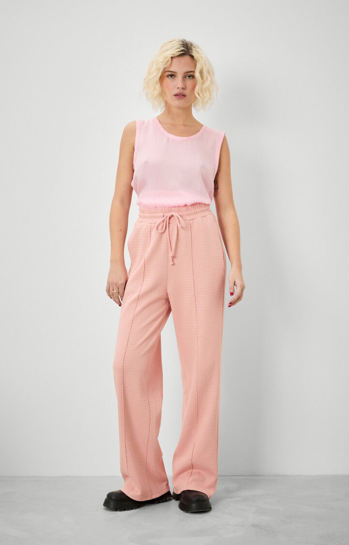 American Vintage Jogging Femme Ellan - GLYCINE Rose - H22