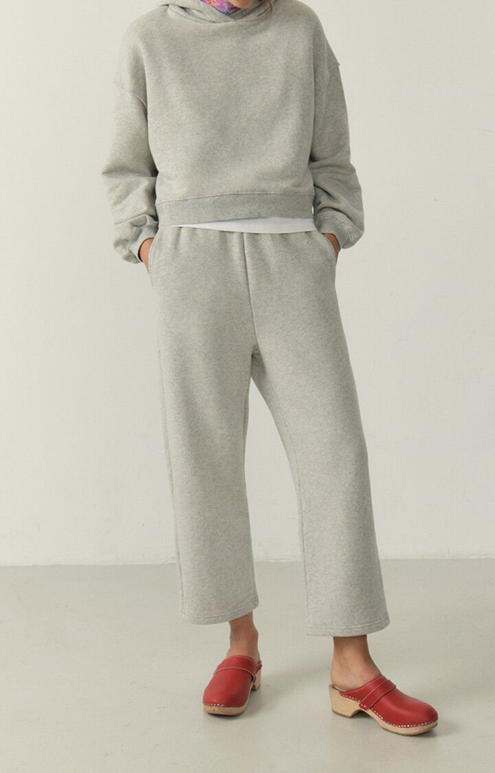 American Vintage Jogging Femme Ganow - GRIS CLAIR CHINE Gris - H23