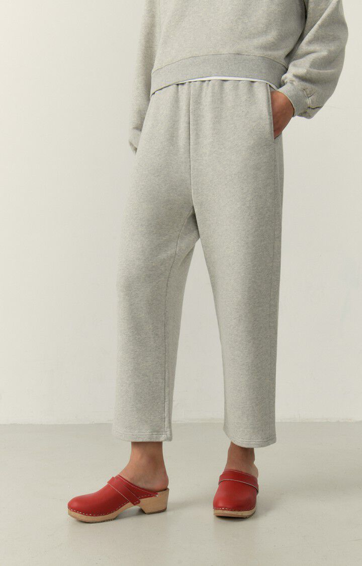 american vintage Jogging femme Ganow - GRIS CLAIR CHINE Gris - H23
