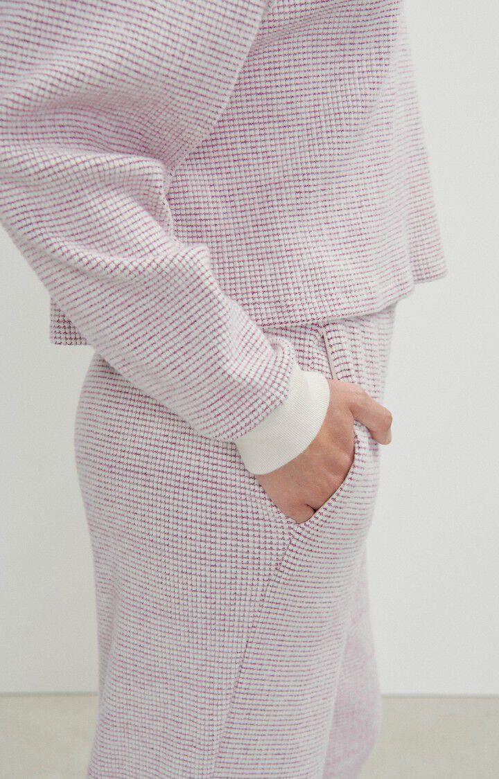 American Vintage Jogging Femme Gykotown - CARREAUX ULTRA VIOLET Violet - H23