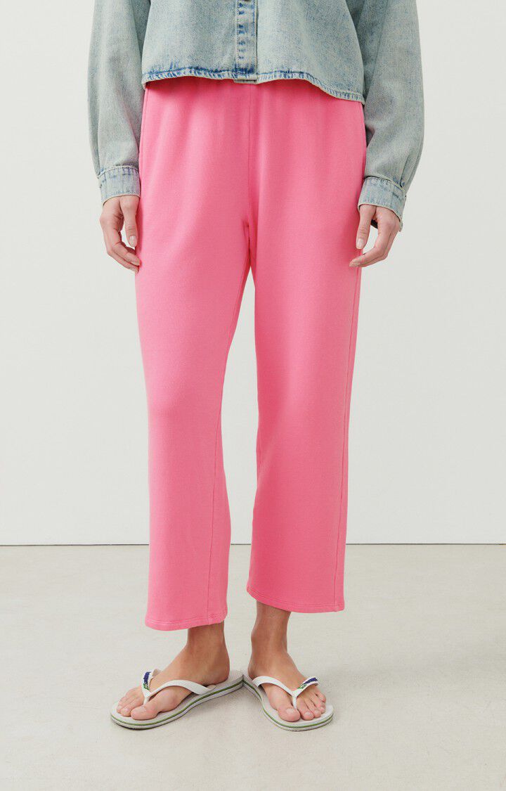 american vintage Jogging femme Hapylife - BUBBLE GUM VINTAGE Rose - E24