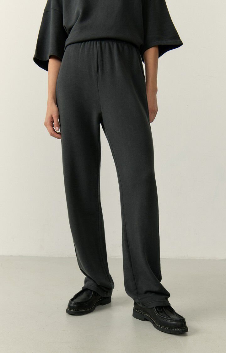 American Vintage Jogging Femme Hapylife - CARBONE VINTAGE Noir - E24