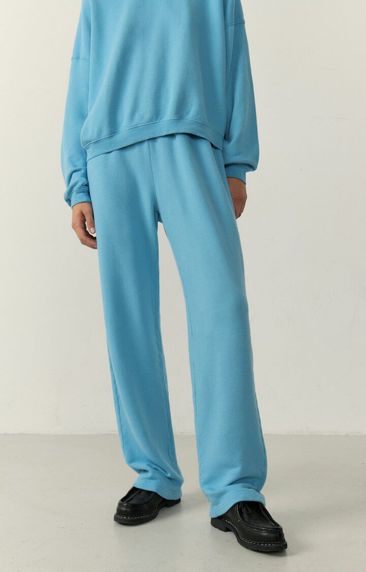 american vintage Jogging femme Hapylife - CASCADE VINTAGE Bleu - E23