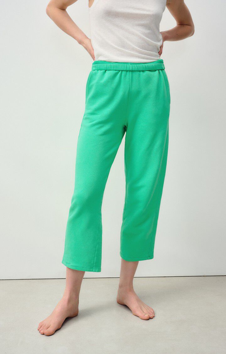 american vintage Jogging femme Hapylife - CHLOROPHYLLE VINTAGE Vert - E24