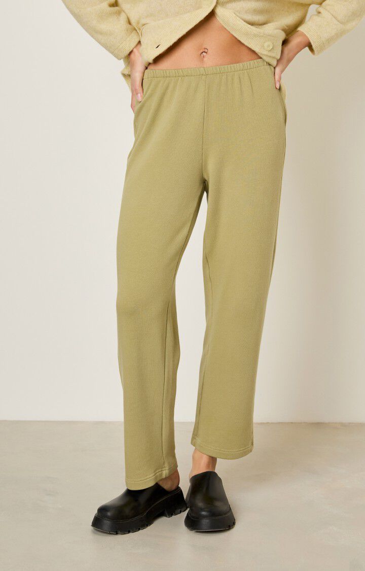 american vintage Jogging femme Hapylife - GRAINES VINTAGE Vert - E23