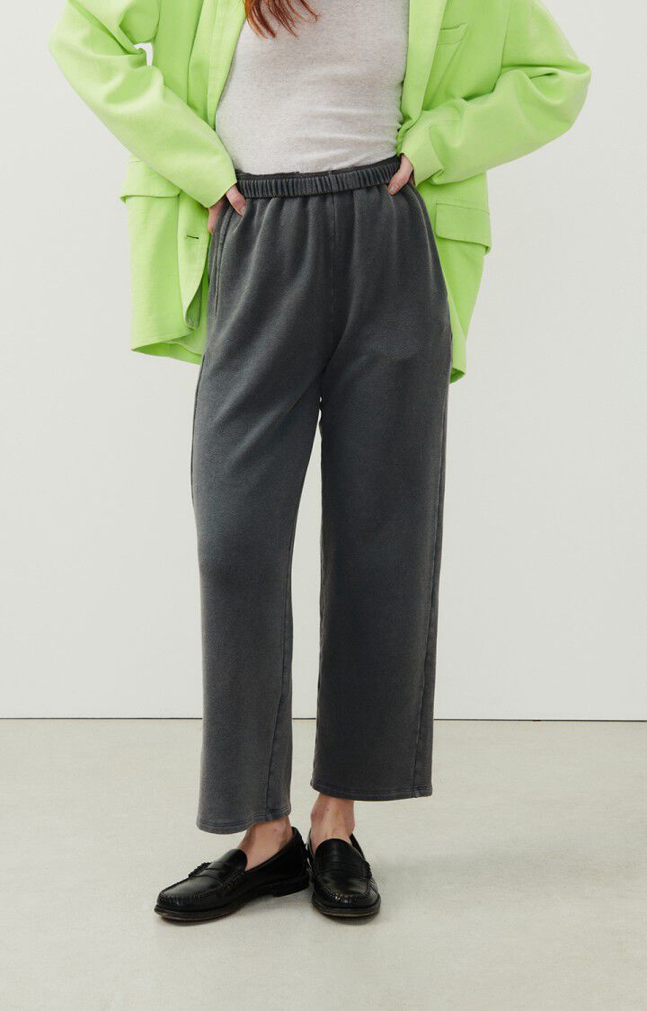 american vintage Jogging femme Hapylife - METAL VINTAGE Gris - E24